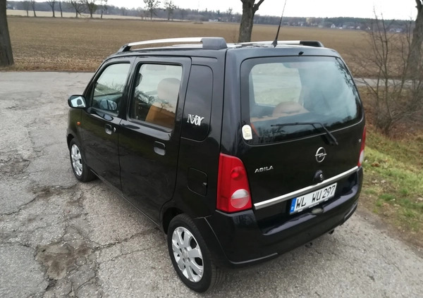 Opel Agila cena 6900 przebieg: 187000, rok produkcji 2002 z Toruń małe 137